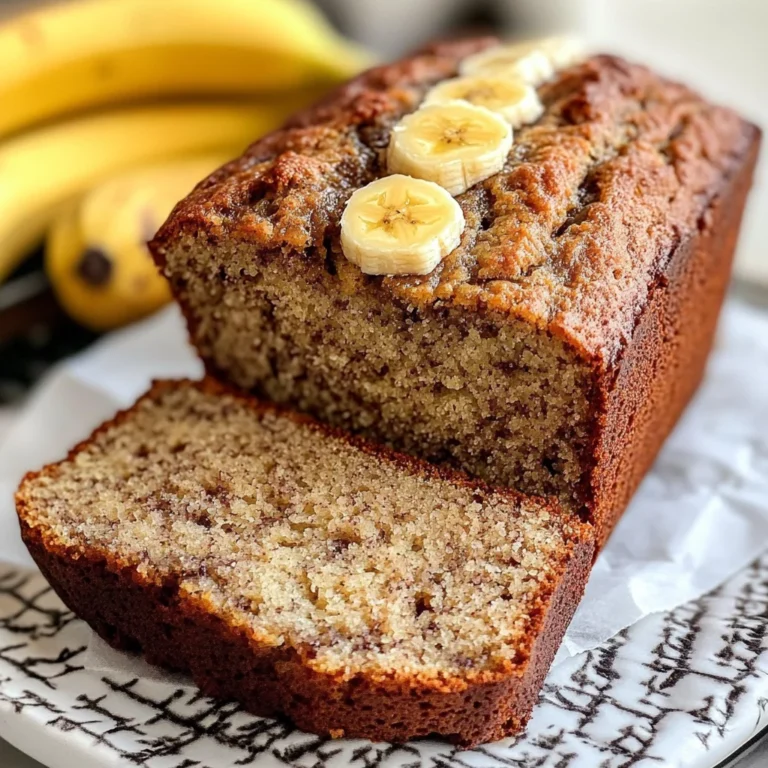 Moist Banana Bread Recipe