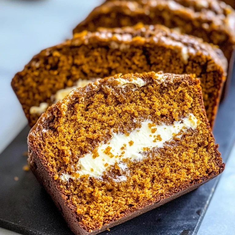 Pumpkin Cream Cheese Bread