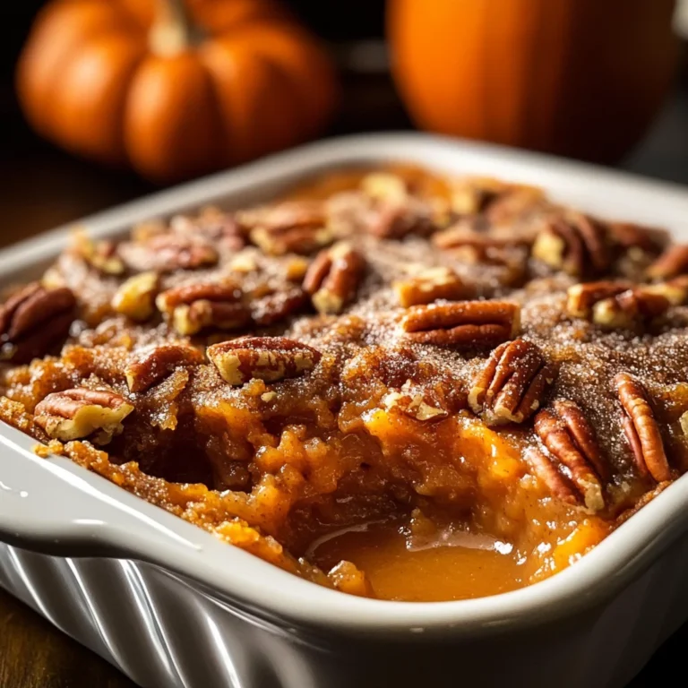 Pumpkin Pecan Cobbler