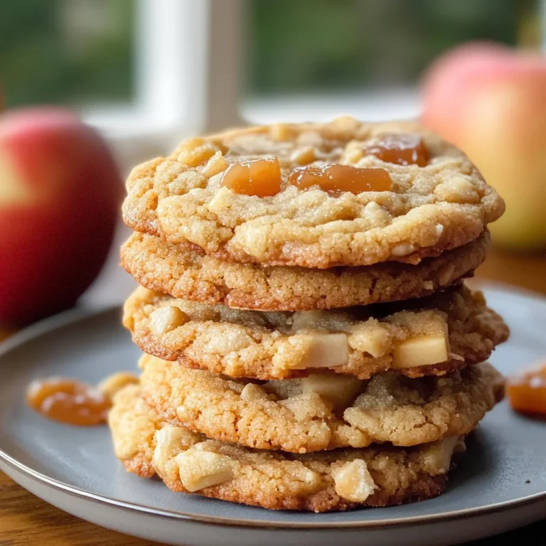 Caramel Apple Cider Cookies