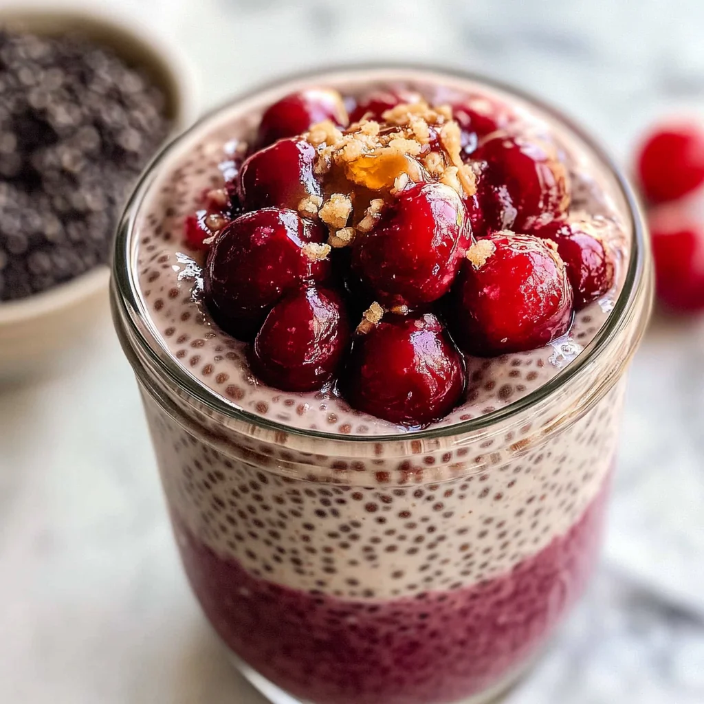 Cherry Chia Pudding