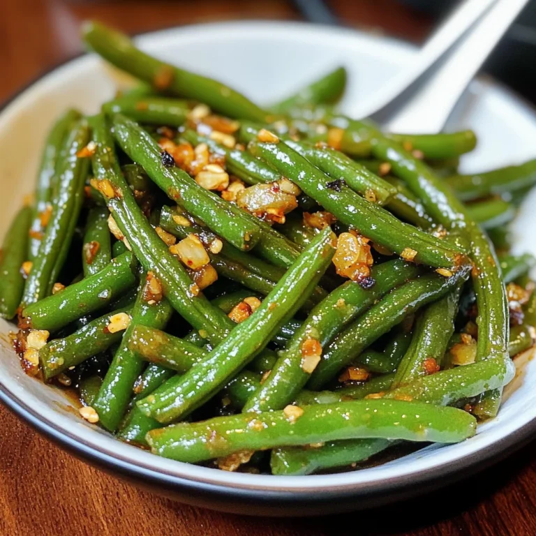 Chinese Green Beans With Garlic Sauce