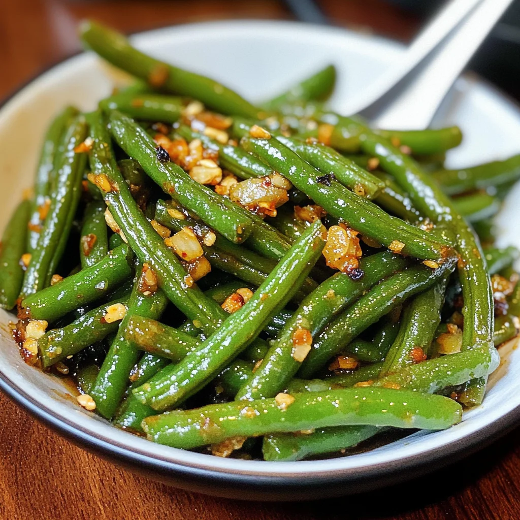 Chinese Green Beans With Garlic Sauce