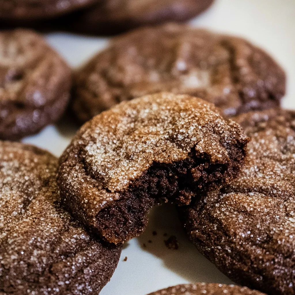 Mexican Hot Chocolate Cookies (Chocolate Snickerdoodles)