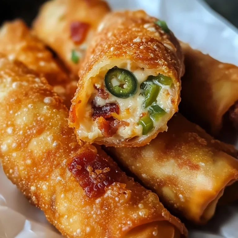 Turkey Bacon Jalapeño Eggrolls