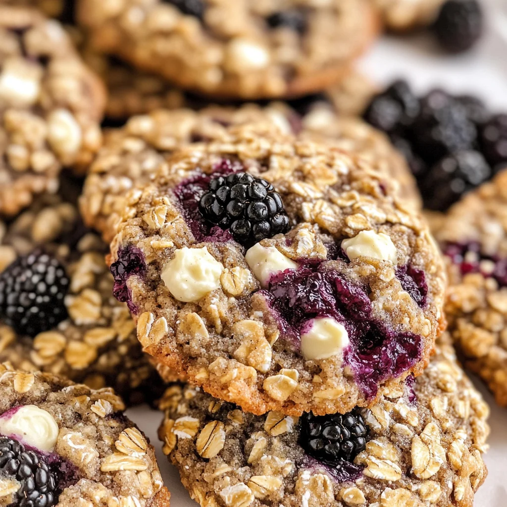 BLACKBERRY OATMEAL COOKIES