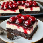 Black Forest Cheesecake Bars