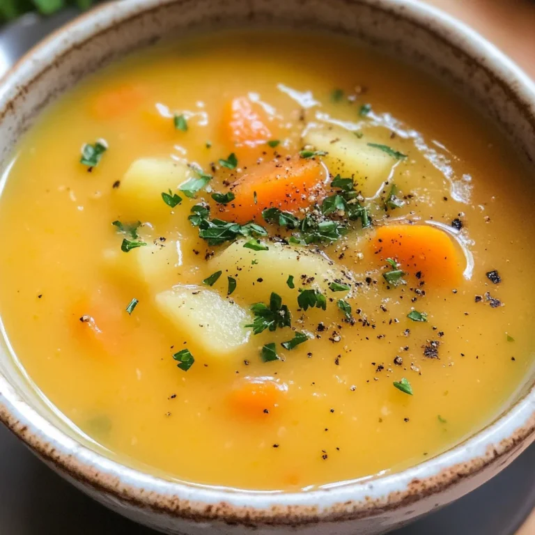 Carrot potato soup