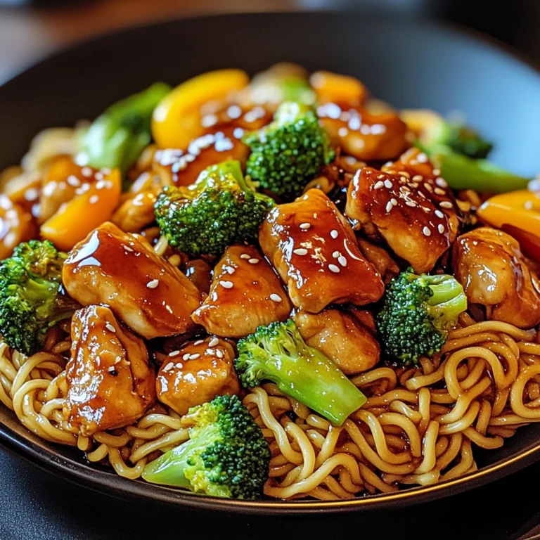 Chicken Teriyaki Noodles