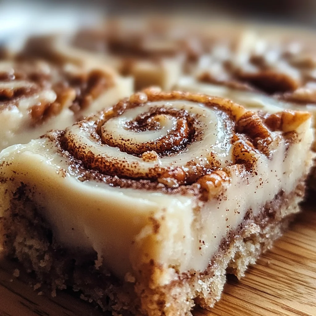 Cinnamon Roll Bliss Bars