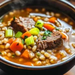 Cozy Beef and Barley Soup