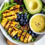 Creamy Citrus Dressing + Grilled Pineapple Salad