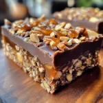 Decadent Caramel Chocolate Crunch Bars: A Sweet Indulgence