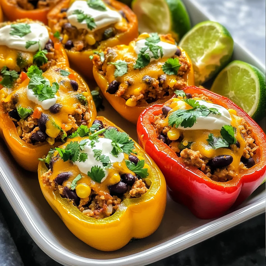 Easy Taco Stuffed Peppers