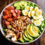 Grilled Chicken Cobb Salad with Honey Dijon {Paleo, Whole30 Option}