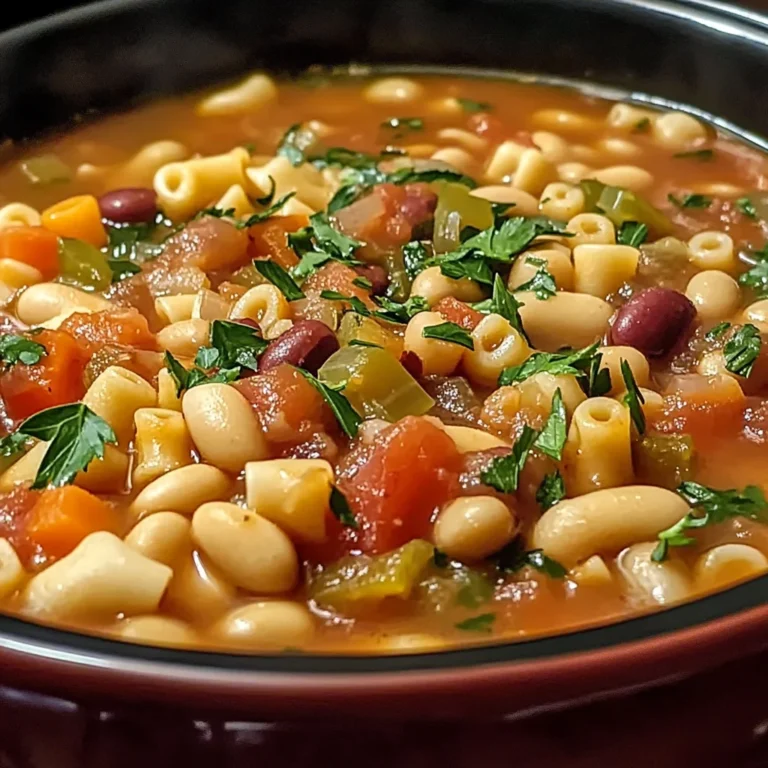 Hearty Pasta e Fagioli Soup Recipe