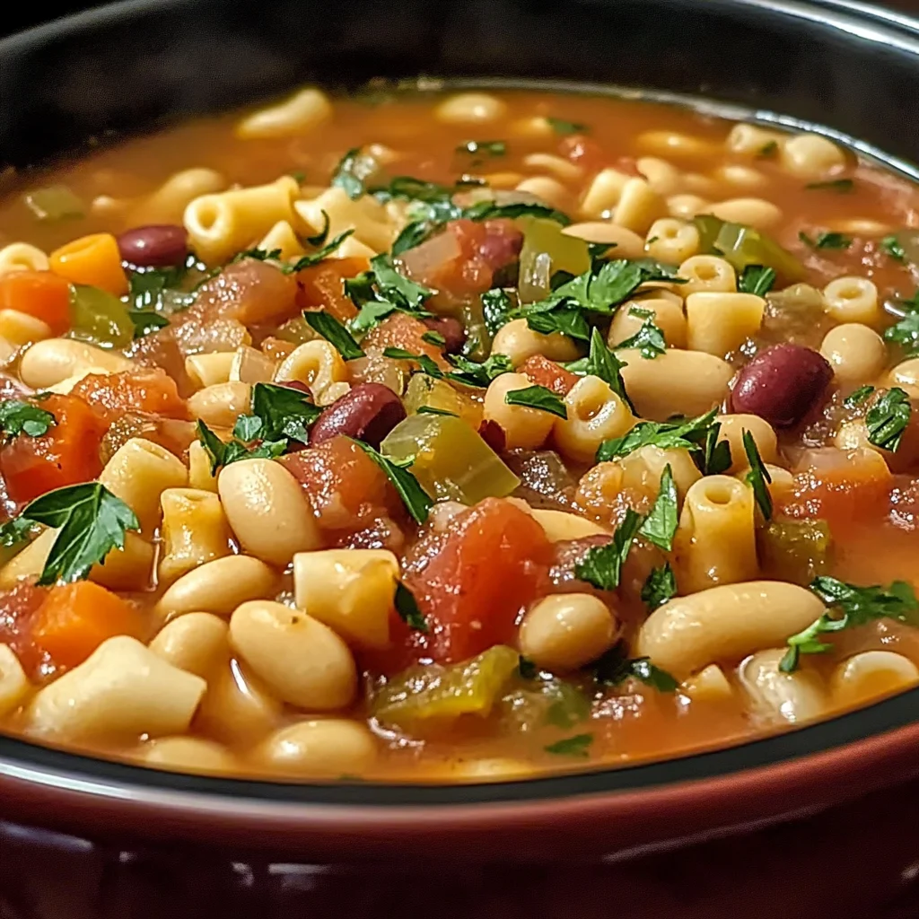 Hearty Pasta e Fagioli Soup Recipe