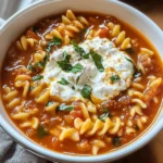 Irresistible Lasagna Soup