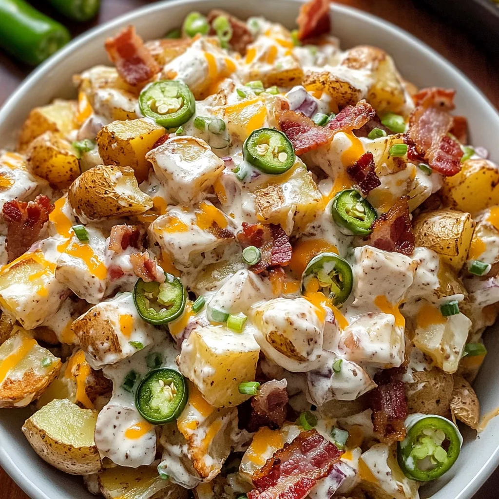 Jalapeno Popper Roasted Potato Salad
