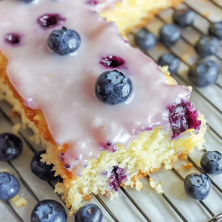 Lemon Blueberry Sheet Cake