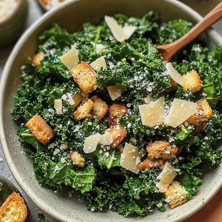 Lemony Parmesan Kale Salad