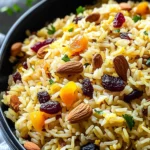One Pot Simple Moroccan Saffron Rice Pilaf