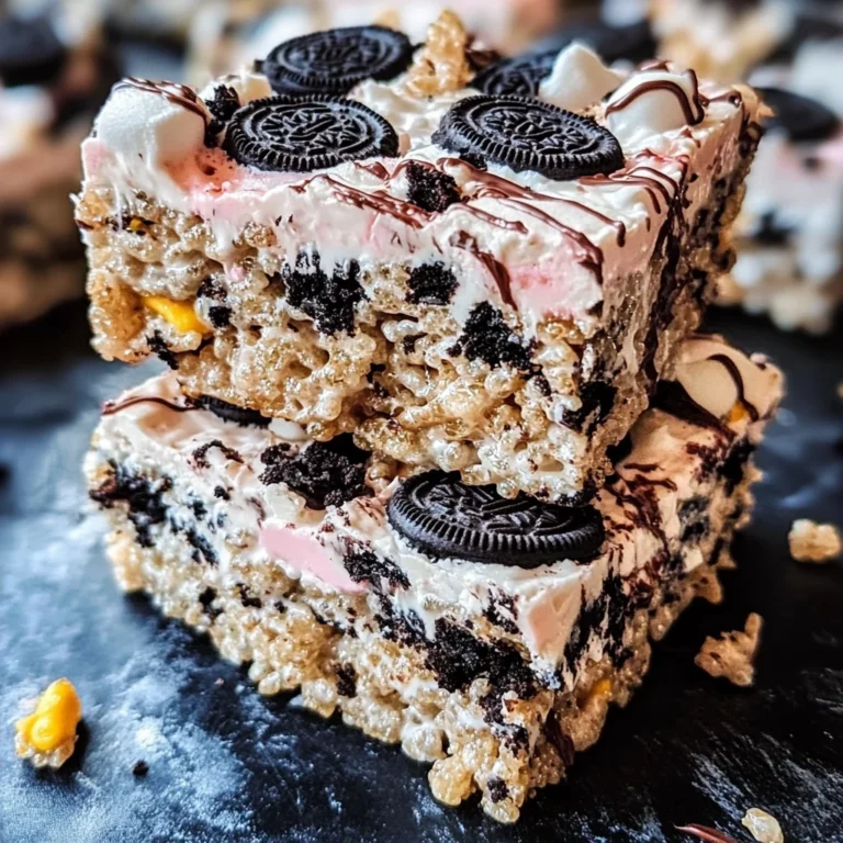 Oreo Rice Krispies Treats