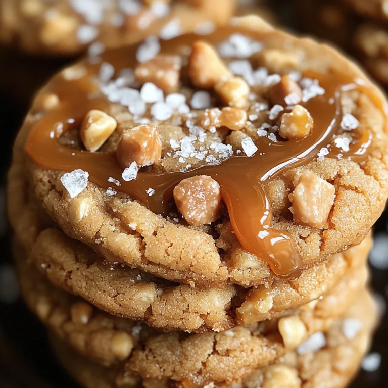Salted Caramel Crunch Cookies