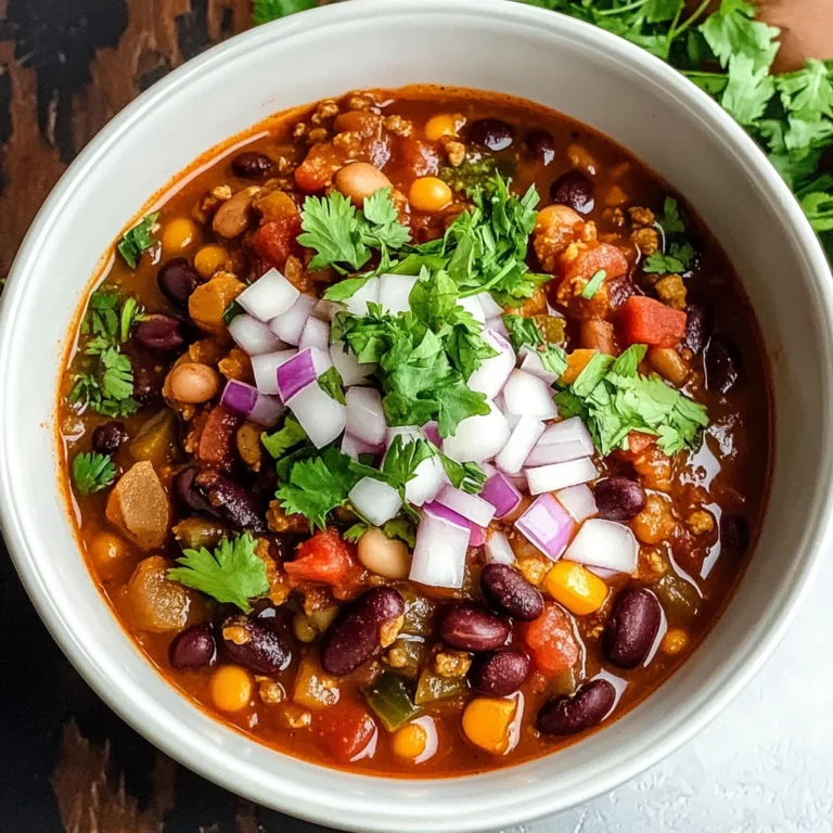 Simple Crockpot Vegetarian Chili Recipe