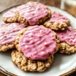 Strawberry Iced Oatmeal Cookies Recipe