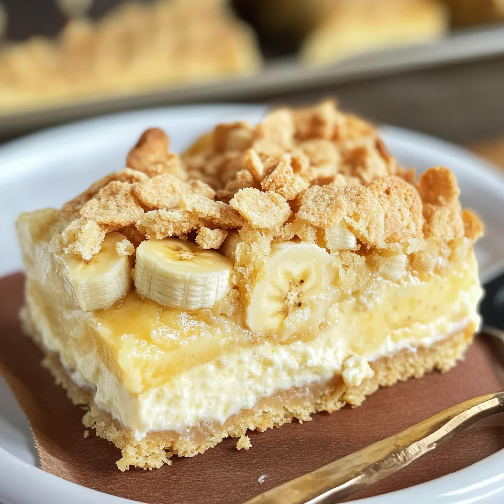 Banana Pudding Brownies