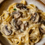 Gorgonzola Truffle Cream Sauce with Mushrooms