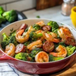 Honey Garlic Shrimp With Sausage and Broccoli: A Delightful Dish