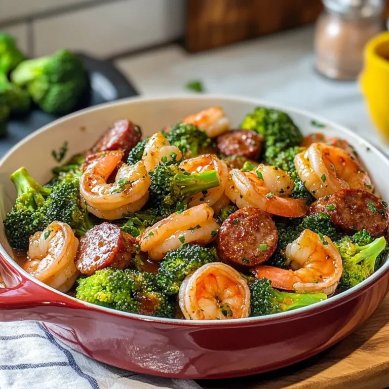 Honey Garlic Shrimp With Sausage and Broccoli: A Delightful Dish