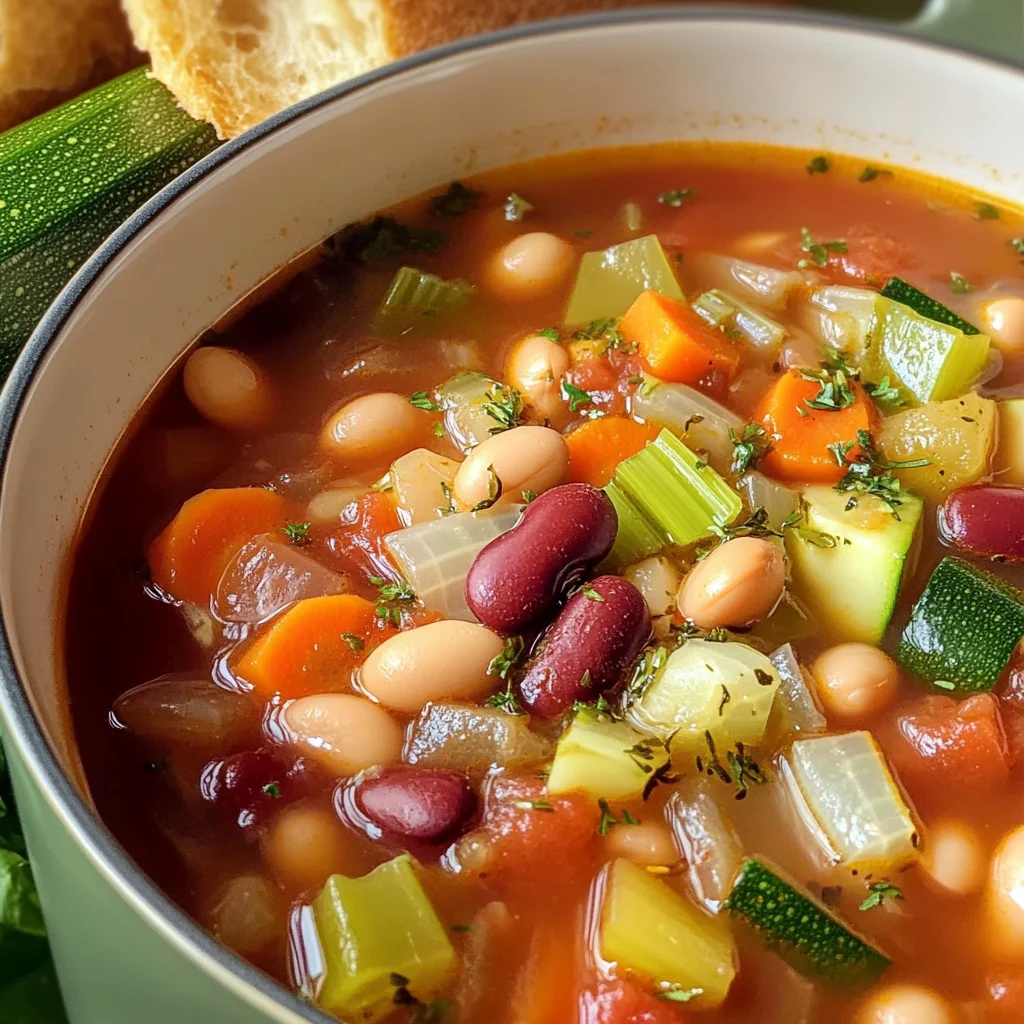 Minestrone Soup (Olive Garden Copycat) Recipe