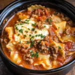 Slow Cooker Lasagna Soup