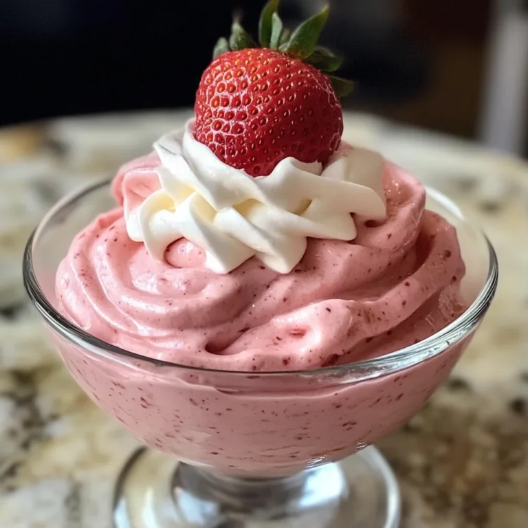 4-Ingredient Strawberry Mousse – So Light, So Dreamy!
