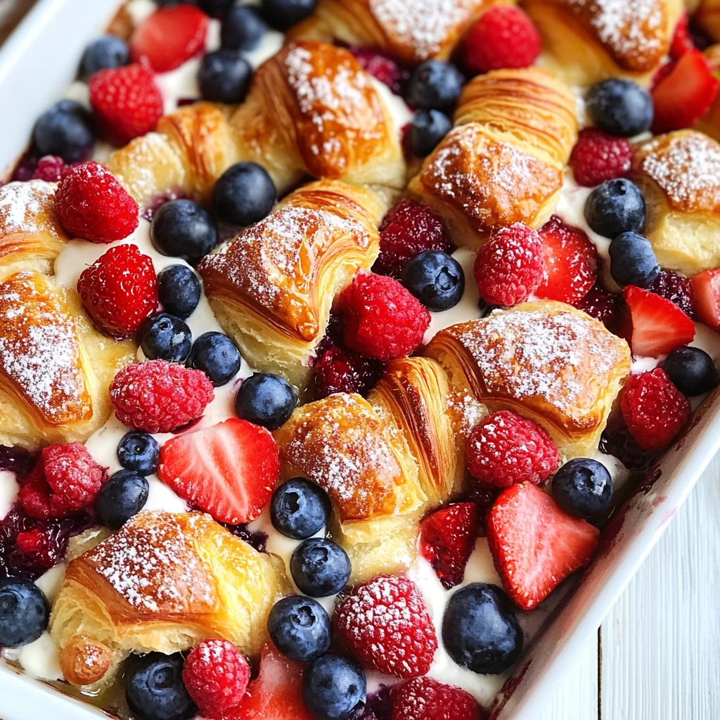 Berry Croissant Bake
