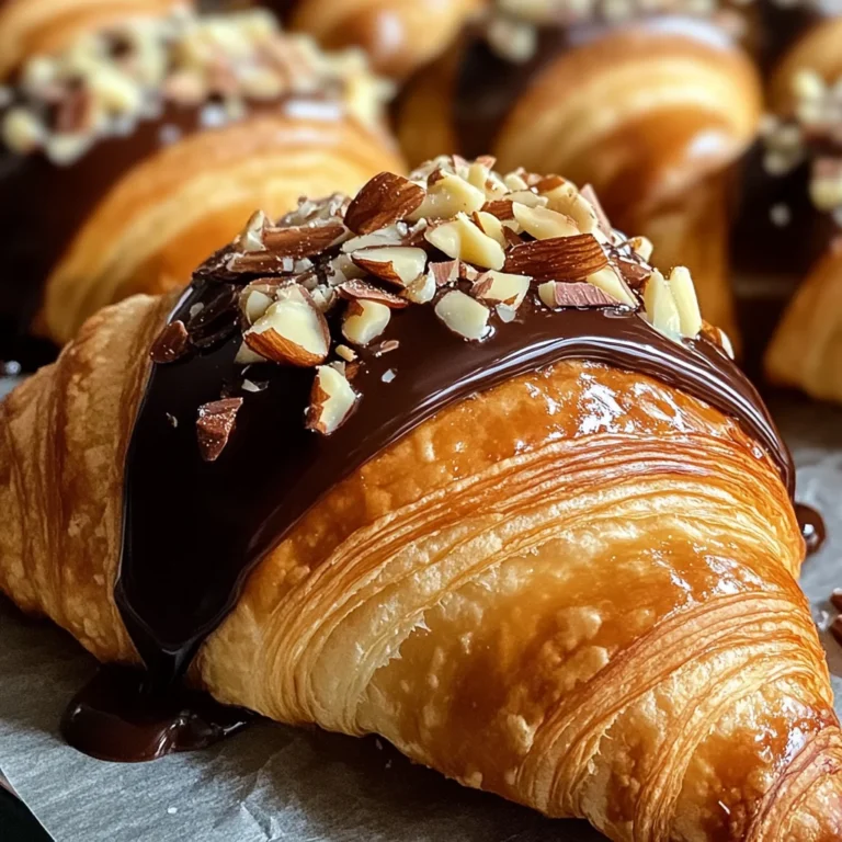 Boston Cream Pie Croissants - Decadent Pastry Dream