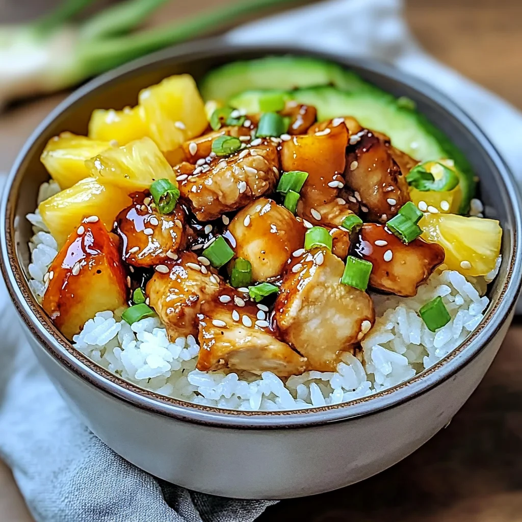 Chicken Teriyaki Pineapple Bowl: An Amazing Ultimate Recipe