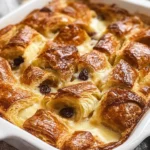 Croissant Bread Pudding Recipe