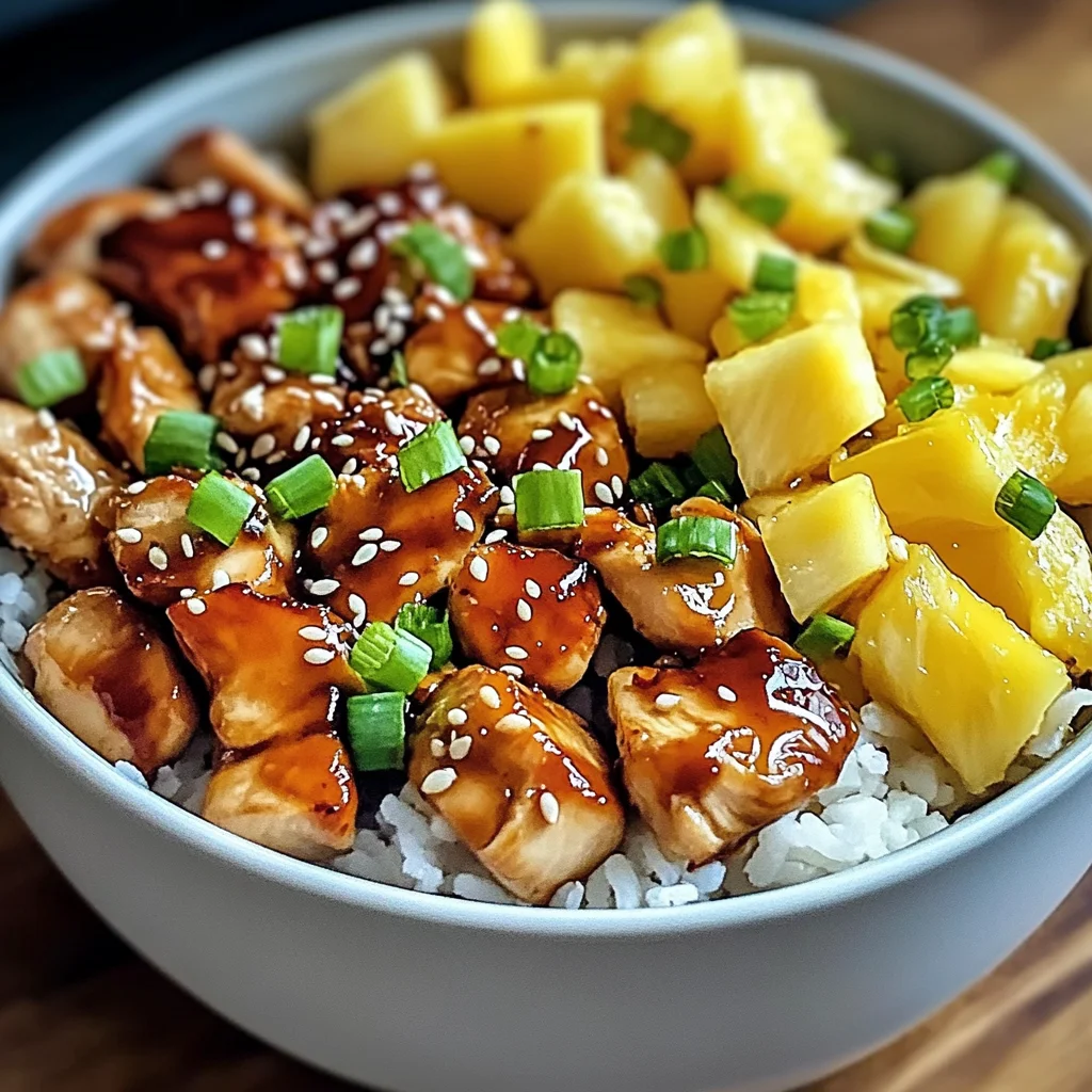 Delicious Teriyaki Chicken and Pineapple Bowls in 30 Minutes