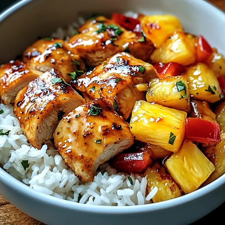 Deliciously Easy Pineapple Chicken and Rice