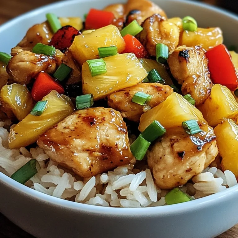 Disgustingly Easy Pineapple Chicken and Rice in 30