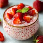Easy 4-ingredient Strawberry Sago