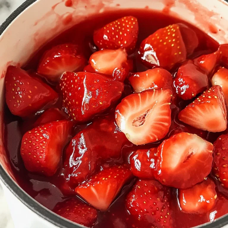Easy Strawberry Topping (Strawberry Sauce)