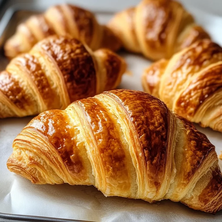 Freshly Baked French Croissants from Paris Recipe