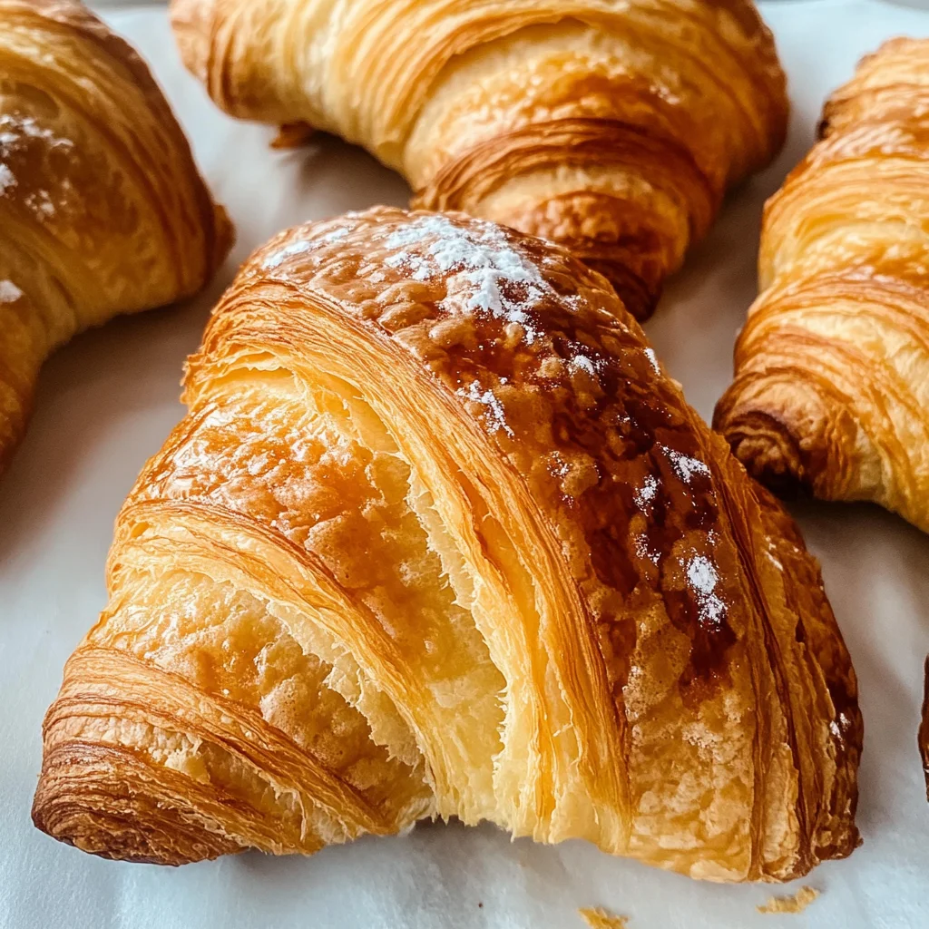 Golden Flaky French Croissants Made Easy in No Time