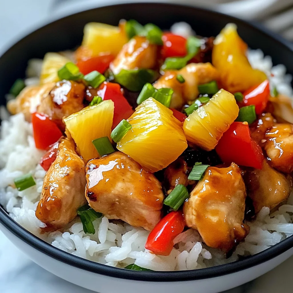 Hawaiian Pineapple Chicken
