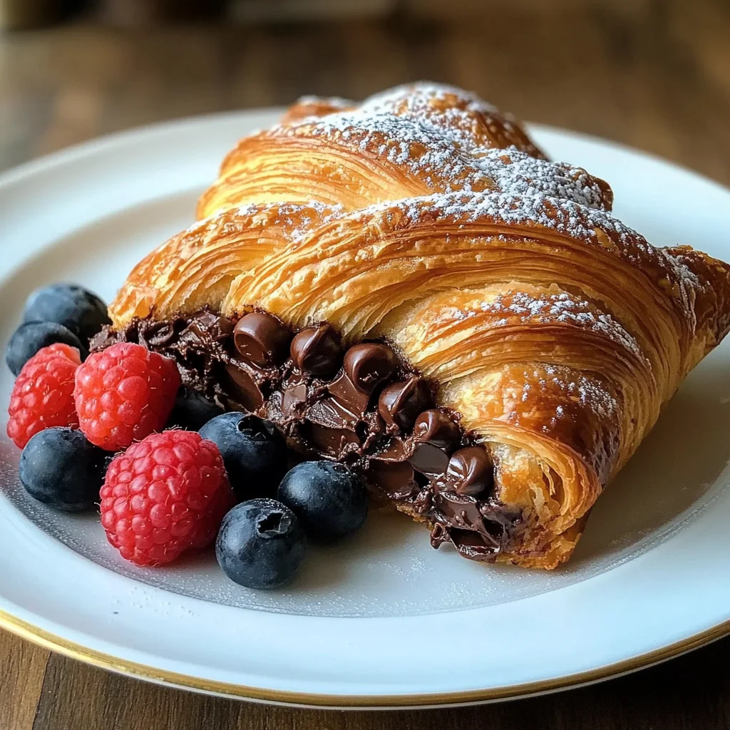Indulgent Decadent Chocolate Croissant Breakfast Bake Bliss